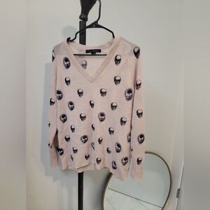 Skull Cashmere Sweater Large